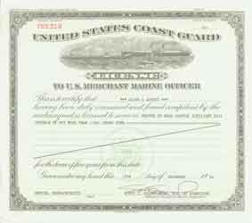 Captain Clyde L. Lovett, USCG Licence Issue 3